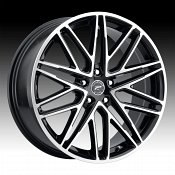 Platinum 460U Atonement Machined Gloss Black Custom Wheels Rims